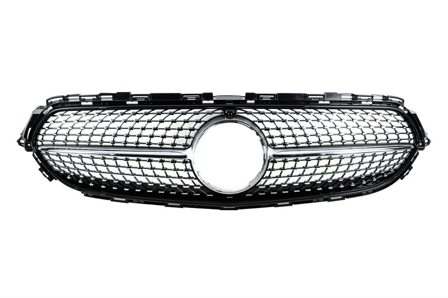 Mercedes E-class W213 2016-2023 Front grille Diamond Silver (for Base, 2020-2023) Image