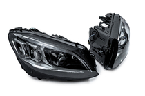 Mercedes C-class W205 2014-2021 Front headlights with Full LED modules (for HALOGEN, 2 pcs) photo 3