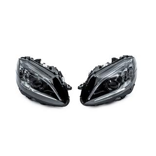 Front full LED headlights (for halogen, 2 pcs) Mercedes C-сlass W205 2014-2021 photo 1