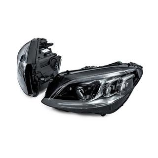 Front full LED headlights (for halogen, 2 pcs) Mercedes C-сlass W205 2014-2021 photo 2
