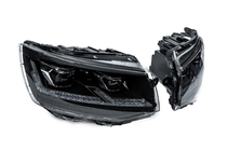 Volkswagen T6 2015-2024 Front headlights with FullLed Black V2 modules (2015-2019, 2 pcs) photo 4