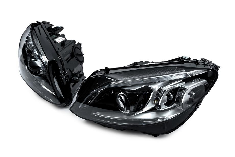 Mercedes C-class W205 2014-2021 Front headlights with Full LED modules (for LED, 2 pcs) Photo 3