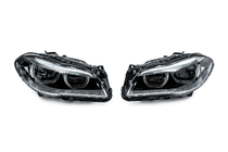 BMW 5 Series F10/F11 2010–2016 Front headlights with Full LED modules (2013-2016, 2 pcs) photo 1