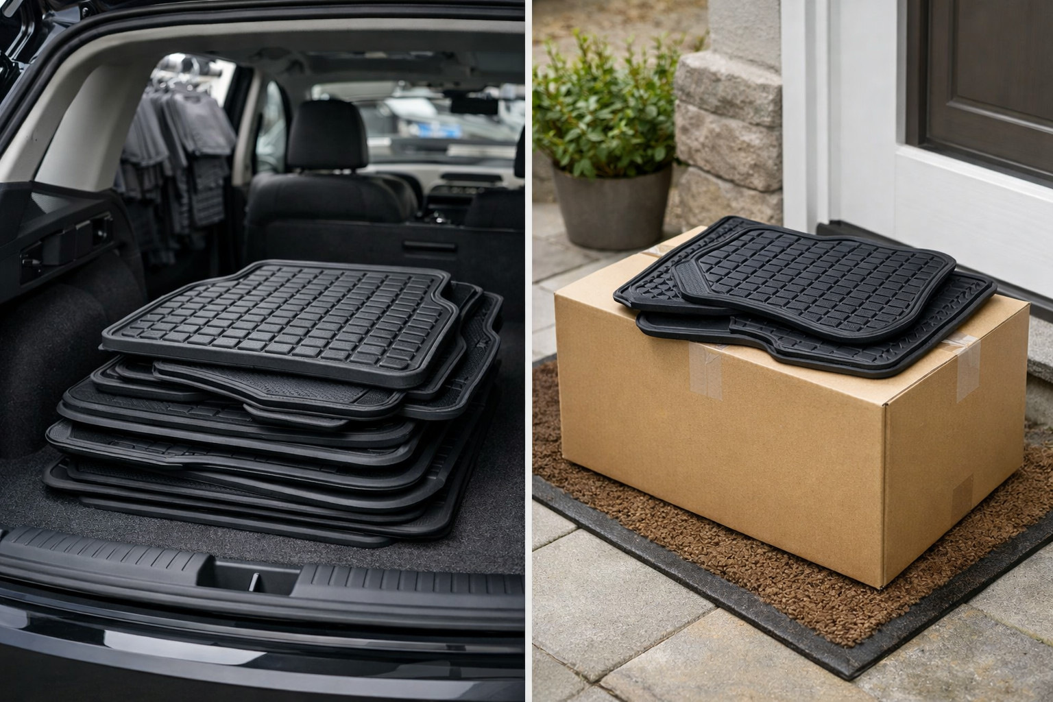 Buy rubber car mats in Kyiv or order delivery?