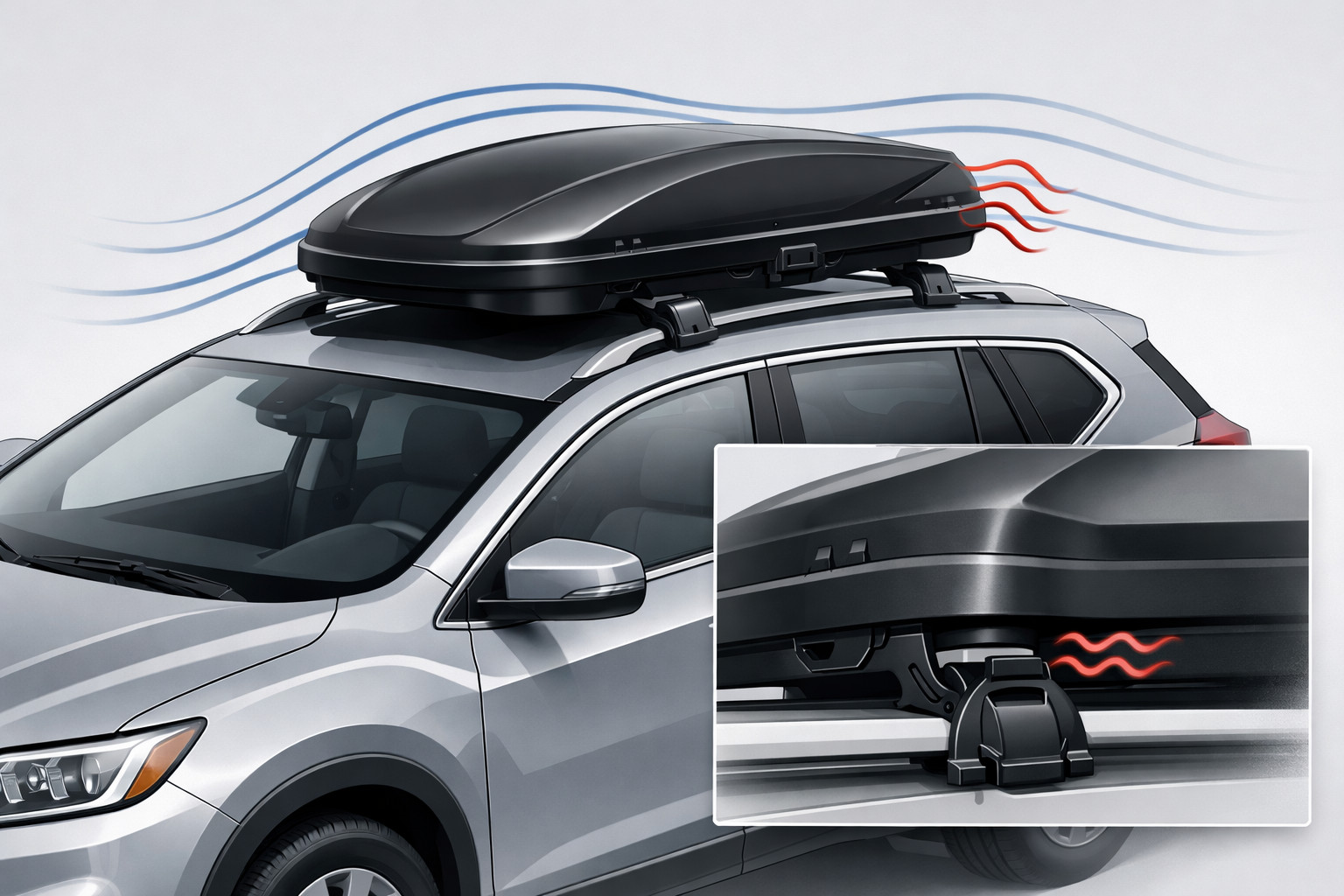 Roof box whistles on the highway: causes and how to cut the noise