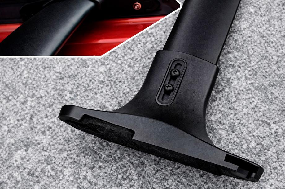 Ford Ecosport 2013-2022 Roof rack cross bars for integrated roof rails OEM (2 pcs) Black Photo 8