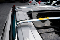 Ford Explorer 2011-2019 Roof rack cross bars for integrated roof rails OEM (2016-2019, 2 pcs) Chrome photo 2