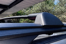 Ford Explorer 2019- Roof rack cross bars for integrated roof rails OEM (2019-2023, 2 pcs) Black photo 3