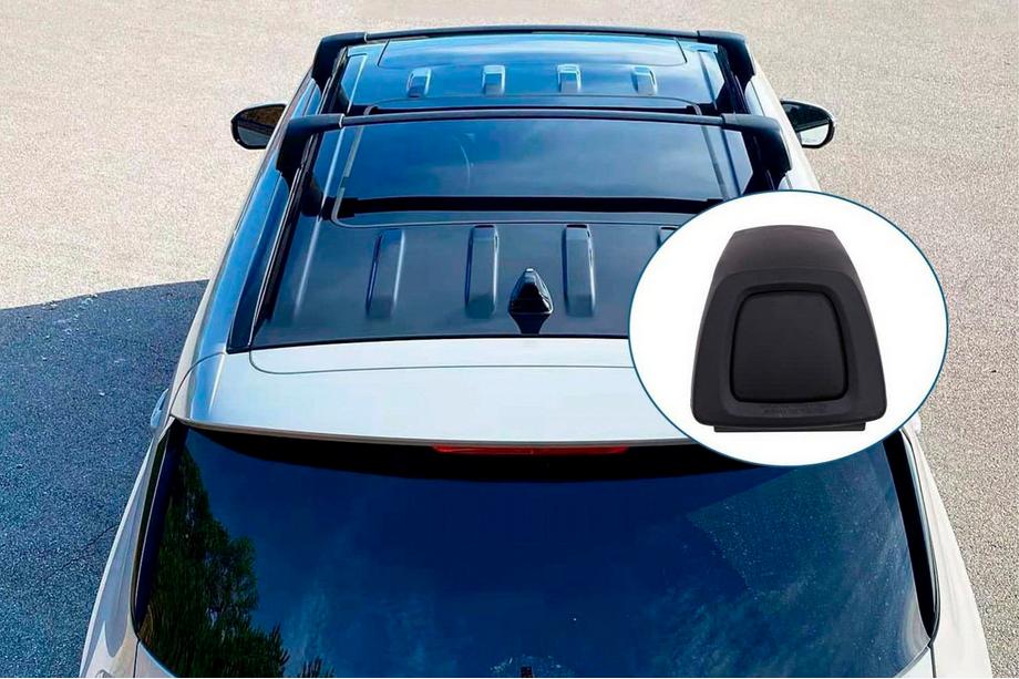 Hyundai Palisade 2018-2025 Roof rack cross bars for integrated roof rails OEM (2 pcs) Black Image