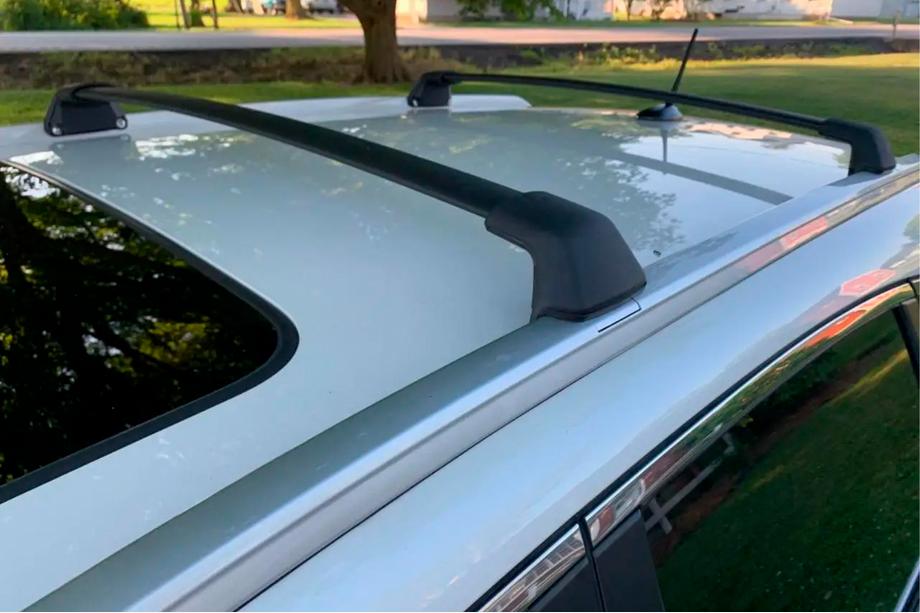 Honda CRV 2012-2016 Roof rack cross bars for integrated roof rails OEM (2 pcs) Grey Image