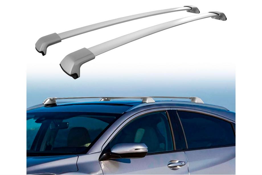 Honda HR-V 2014-2021 Roof rack cross bars for integrated roof rails OEM (2 pcs) Grey Photo 2