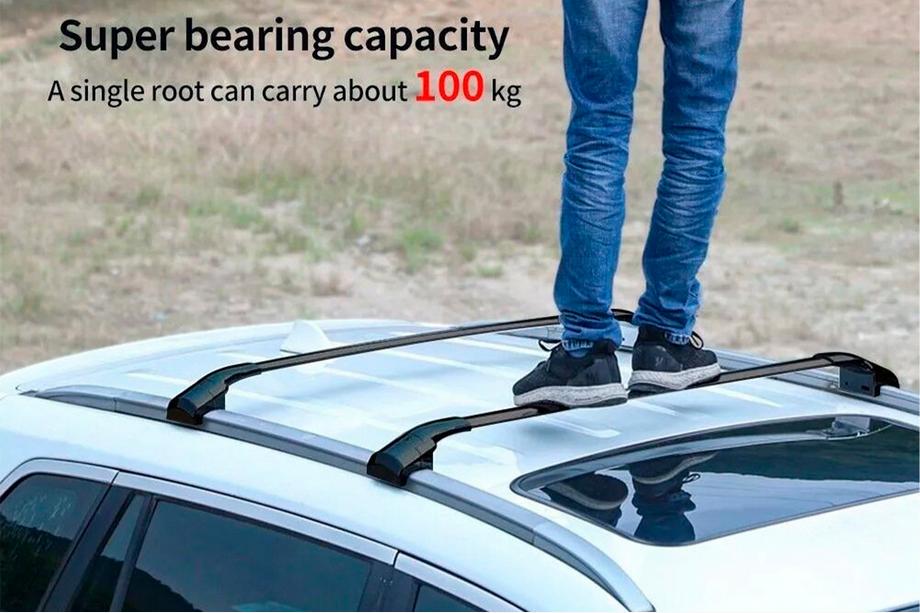 Honda HR-V 2014-2021 Roof rack cross bars for integrated roof rails OEM (2 pcs) Grey Photo 18