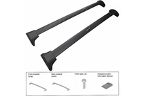 Honda Pilot 2022- Roof rack cross bars for integrated roof rails OEM (2 pcs) Black photo 7