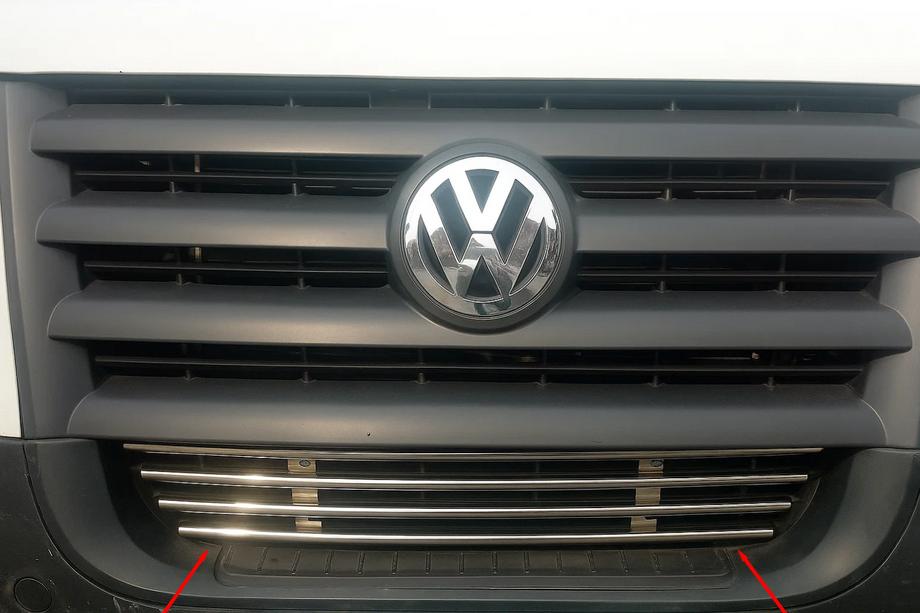 Volkswagen Crafter 2006-2016 Front Bumper Grille Stainless Steel Image