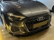 Audi A3 2020- Front lip spoiler EuroCap (for S-line, 2020-2024, ABS) photo 1