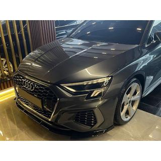 Front lip spoiler EuroCap (for S-line, 2020-2024, ABS) photo 2