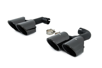 BMW X3 G01 2018- Black exhaust tips in X3M F97 style (V2) photo 3
