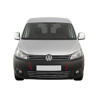 One-piece stainless steel bumper grille Volkswagen Caddy 2010-2015 photo 1