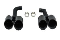 BMW X4 G02 2018- Black exhaust tips in X4M F98 style (V2) photo 6