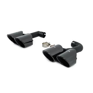 Black exhaust tips in X4M F98 style (V2) BMW X4 G02 2018- photo 3