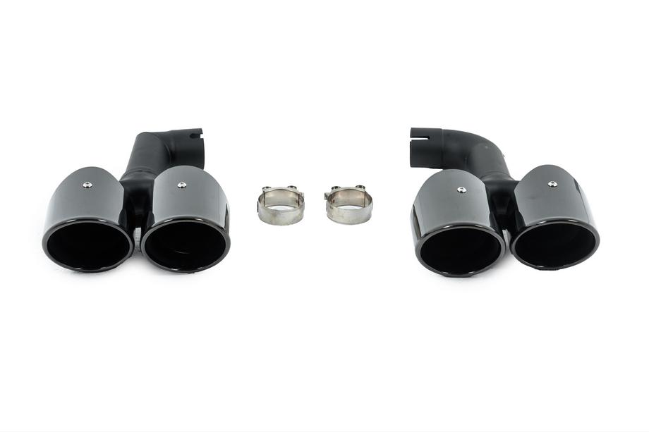 BMW X4 G02 2018- Black exhaust tips in X4M F98 style (V2) Image