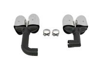BMW X3 G01 2018- Silver exhaust tips in X3M F97 style (V2) photo 6