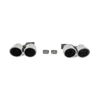 Silver exhaust tips in X3M F97 style (V2) BMW X3 G01 2018- photo 2