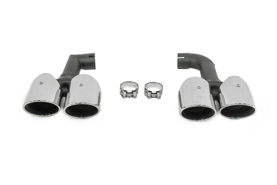BMW X3 G01 2018- Silver exhaust tips in X3M F97 style (V2) Image
