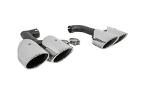 BMW X4 G02 2018- Silver exhaust tips in X4M F98 (V2) style photo 5