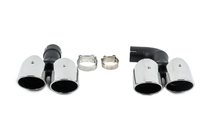 BMW X3 G01 2018- Silver exhaust tips in X3M F97 style (V1) photo 1