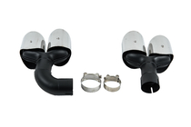 BMW X3 G01 2018- Silver exhaust tips in X3M F97 style (V1) photo 4