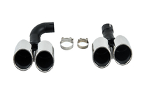 BMW X3 G01 2018- Silver exhaust tips in X3M F97 style (V1) photo 5