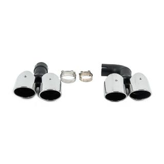 Silver exhaust tips in X3M F97 style (V1) BMW X3 G01 2018- photo 1