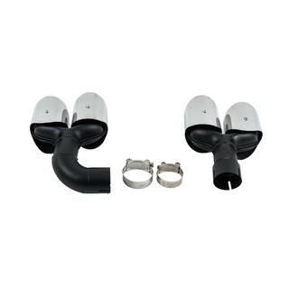 Exhaust Tips Silver in X4M F98 Style (V1) photo 4