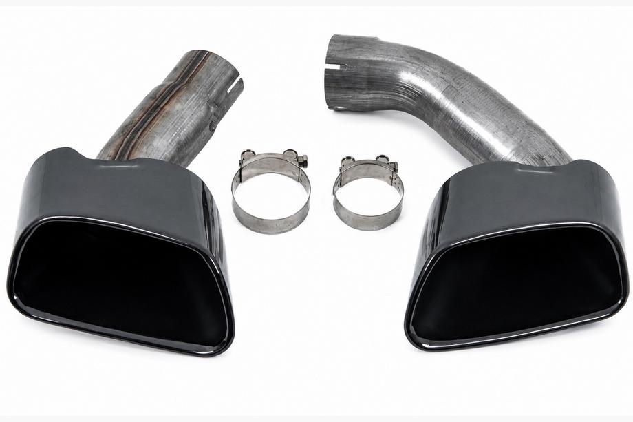 BMW X5 F15 2013-2018 M-Performance Black Exhaust Tips Photo 1
