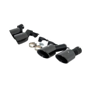 V2 Black exhaust tips in X5M F95 style photo 3