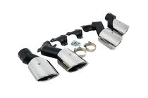BMW X5 G05 2019–2026 V2 Silver exhaust tips in X5M F95 style photo 4