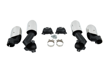 BMW X5 G05 2019–2026 V2 Silver exhaust tips in X5M F95 style photo 5