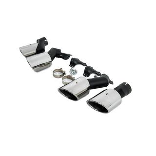 V2 Silver exhaust tips in X5M F95 style photo 3