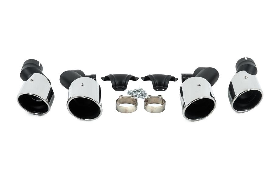 BMW X5 G05 2019–2026 V2 Silver exhaust tips in X5M F95 style Image
