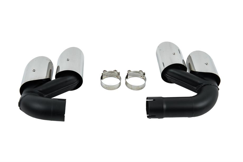 BMW X5 G05 2019–2026 V1 Silver exhaust tips in X5M F95 style Photo 5