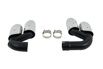 BMW X6 G06 2019–2027 V1 Silver exhaust tips in X6M F96 style photo 5