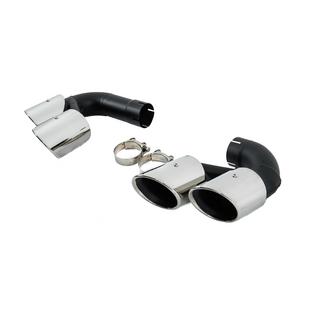 V1 Silver exhaust tips in X6M F96 style photo 3