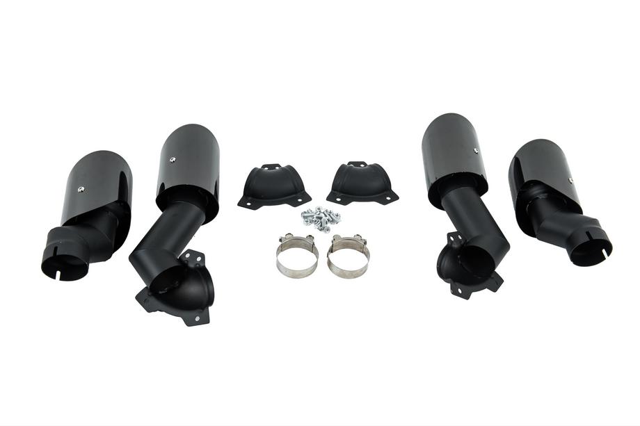 BMW X6 G06 2019–2027 V2 Black exhaust tips in X6M F96 style Photo 5