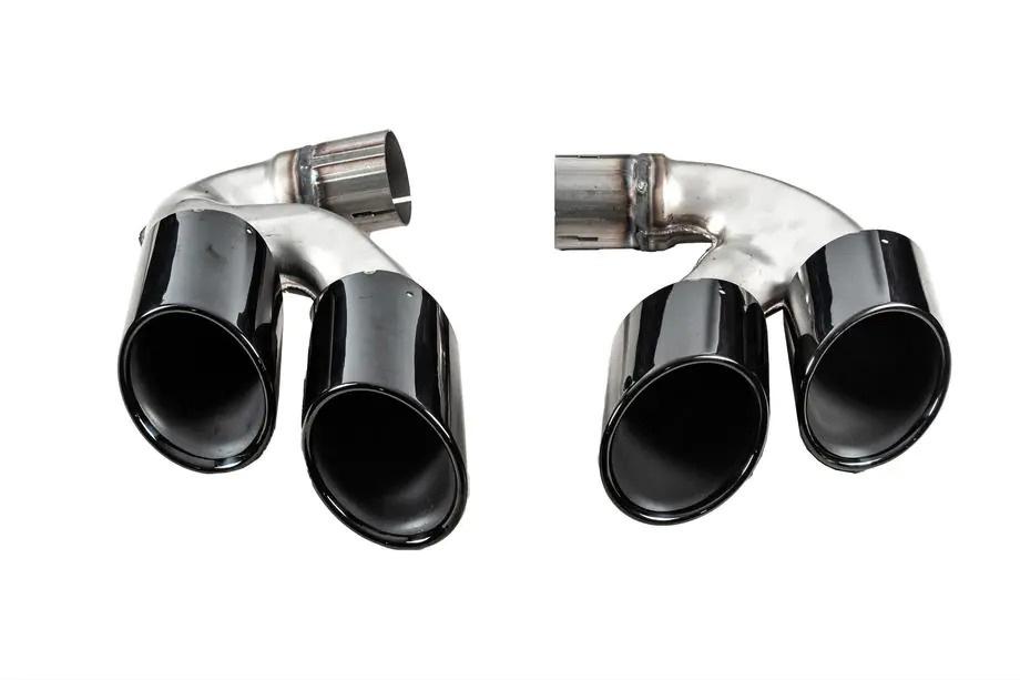 BMW X6 G06 2019–2027 Exhaust Tips V3 Black, X6M F96 Style Image