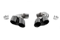 BMW X6 G06 2019–2027 V1 Black exhaust tips in X6M F96 style photo 2