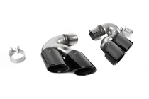 BMW X6 G06 2019–2027 V1 Black exhaust tips in X6M F96 style photo 4