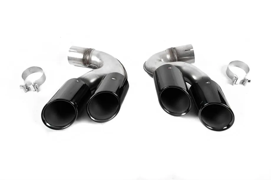 BMW X6 G06 2019–2027 V1 Black exhaust tips in X6M F96 style Image