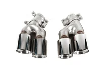 BMW 6 Series G32 2017- Exhaust tips M6 Silver (2 pcs) photo 3