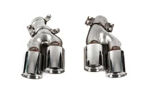 BMW 6 Series G32 2017- Exhaust tips M6 Silver (2 pcs) photo 5